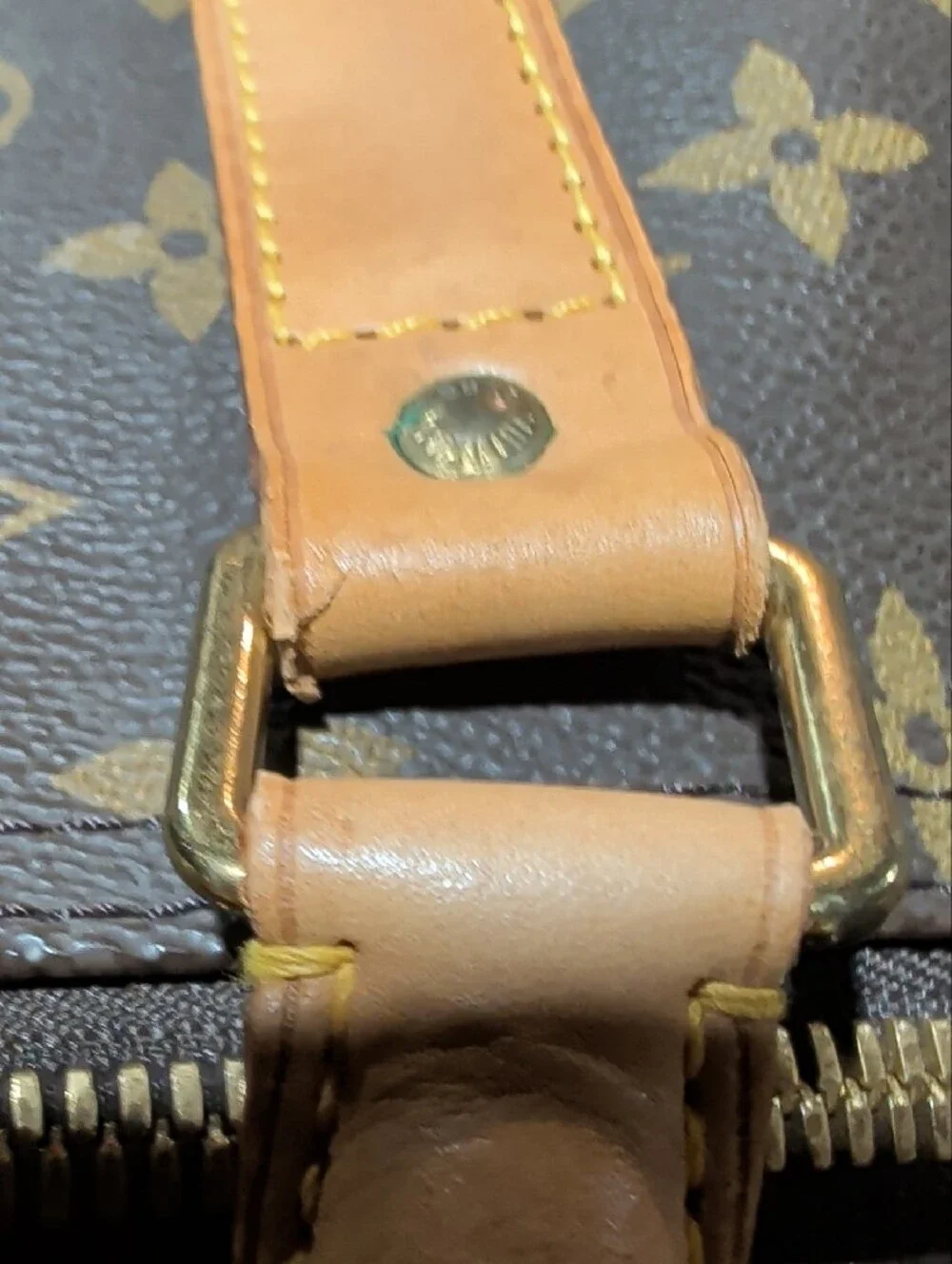 Louis Vuitton Brown Monogram Keepall 60 Boston Bag